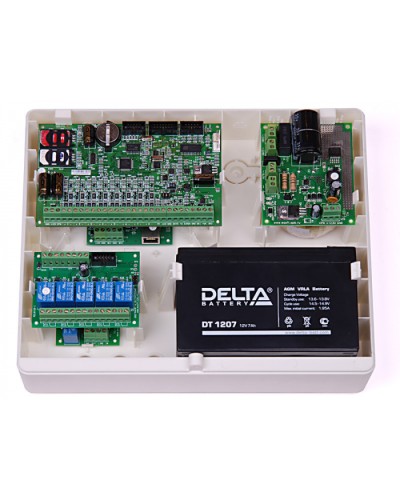 Корпус пластиковый для объектового оборудования компании Ритм Ritm Корпус Контакт под АКБ 7Ач в Красногорске GSM мониторинг Ritm Pintop.ru