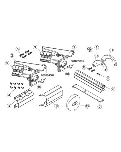 Рычаги F500 без крепления Came 119RID185 в Красногорске Запчасти для шлагбаумов и автоматики Pintop.ru