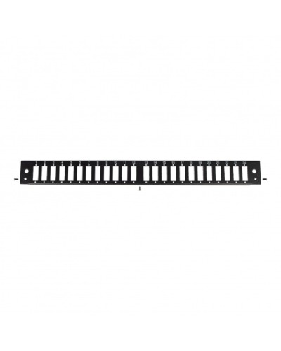 Панель лицевая для выдвижной оптич. полки, 24 SC Duplex/24 LC Quadra, черный Datarex DR-546145 в Красногорске Патч-панели Pintop.ru