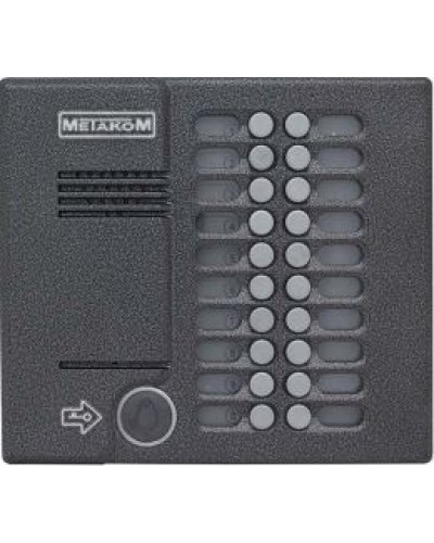 Блок вызова домофона антивандальный Метаком MK20.2-RFEVN в Красногорске Блоки вызова многоабонентные Pintop.ru