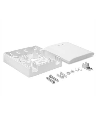 Коробка настенная на 1 адаптер SC LANMASTER LAN-SBF1-WH в Красногорске Патч-панели Pintop.ru