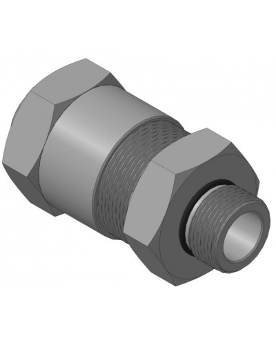 Кабельный ввод с резьбой G3/4 для прокладки кабеля в металлорукаве РЗ-ЦП-25, с уплотнением кабеля и проходным диаметром кабеля d=8-12 мм Спектрон КВМ-25/12-М-G3/4 в Красногорске Аксессуары для кабель-канала Pintop.ru