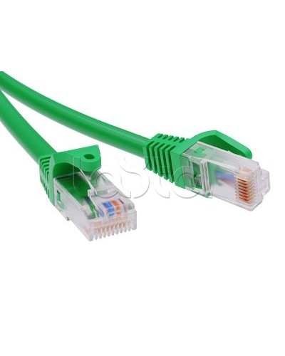 Патч-корд неэкранированный CAT6 U/UTP 4х2, LSZH, зелёный, 10м DKC RN6UU4500GN в Красногорске Патчкорды (медные) Pintop.ru