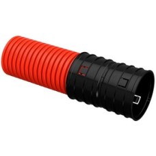 ELASTA Труба гофр. двустенная ПНД d=63мм красная (25м) IEK (EA-TG22-2-2-2-063-025-K04)