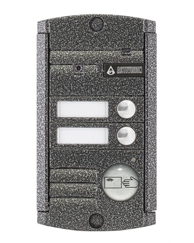 Видеопанель вызывная накладная цветная на 2 абонента с Proxy-считывателем Activision AVP-452 Proxy (PAL, антик) в Красногорске Вызывные видеопанели малоабонентные Pintop.ru