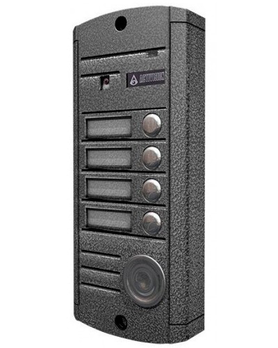 Видеопанель вызывная накладная цветная на 4 абонента Activision AVP-454 (PAL, антик) в Красногорске Вызывные видеопанели малоабонентные Pintop.ru