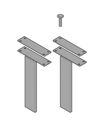 Кронштейны крепления створок C003 Came 119RICX014 в Красногорске Запчасти для шлагбаумов и автоматики Pintop.ru