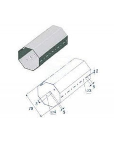 Выходной фланец G12000 Came 119RIG112 в Красногорске Запчасти для шлагбаумов и автоматики Pintop.ru