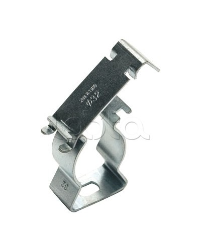 Держатель с крышкой D32, оцинкованная сталь DKC (6044-A32) в Красногорске Держатели, клипсы, скобы Pintop.ru