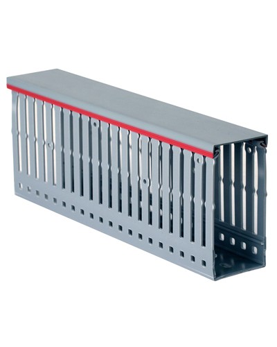 Короб перфорированный, серый RL12 25x80 мм DKC 00146RL в Красногорске Кабельные лотки Pintop.ru