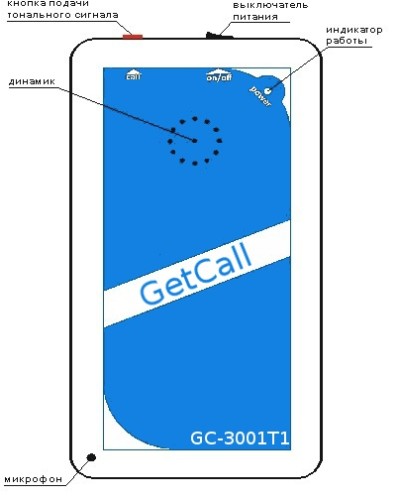 Устройство переговорное Getcall GC-3001T1 в Красногорске Переговорные устройства Pintop.ru