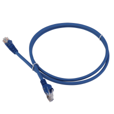 Патч-корд LANMASTER LSZH UTP кат.5e, 0.3 м, синий LANMASTER LAN-PC45/U5E-0.3-BL