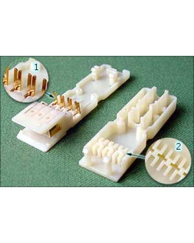 Вилка 2 пары 110 типа LANMASTER LAN-S110P2 в Красногорске Коннекторы Pintop.ru