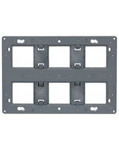 Суппорт Mosaic на 2x6, 2x8 или 2x3x2 модулей LEGRAND 080266 в Красногорске Аксессуары для кабель-канала Pintop.ru