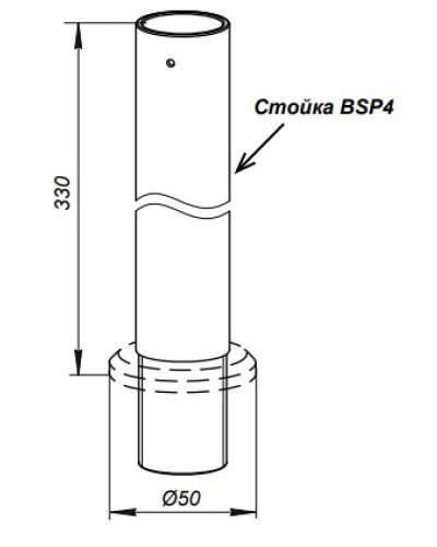 Стойка PERCo-BSP4 в Красногорске Дополнительное оборудование для СКУД Pintop.ru