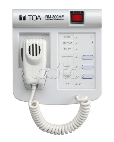 Панель микрофонная пожарная для серии VM-3000 в Красногорске Системы оповещения и трансляции TOA Pintop.ru