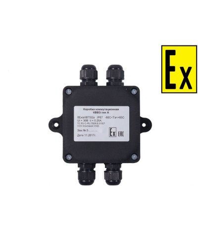 Коробка Эрвист КВМК Exi - П 101004 в Красногорске Комутационные взрывозащищенные коробки Pintop.ru