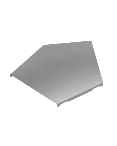 Крышка горизонтального угла 45 гр. 150 мм ПЛЮС HD КМ-Профиль (KGLplus45-150 HD) в Красногорске Аксессуары для лотков Pintop.ru