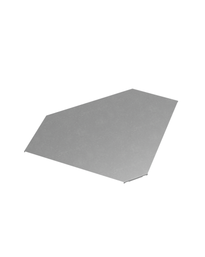Крышка горизонтального угла 90 гр. 600 мм ПЛЮС КМ-Профиль (KGLplus90-600) в Красногорске Аксессуары для лотков Pintop.ru