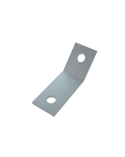 Уголок 45 гр. (2 отверстия) HD КМ-Профиль (USG45-2 HD) в Красногорске Аксессуары для лотков Pintop.ru