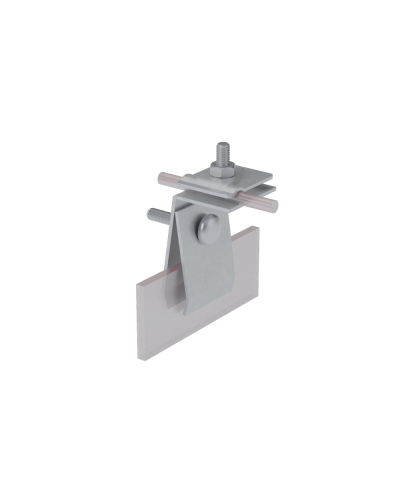 Фальцевый держатель H70 мм для прутка Ø 5-10 мм КМ-Профиль (FD-H70-D5-10) в Красногорске Монтажные материалы Pintop.ru