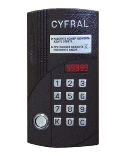 Блок вызова аудиодомофона на 20 абонентов Цифрал CCD-20/TCVС в Красногорске Блоки вызова многоабонентные Pintop.ru
