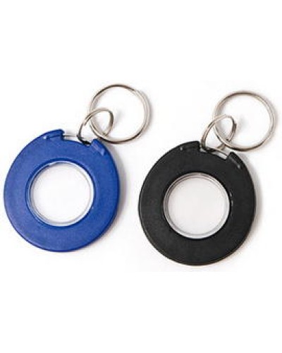 Брелок IronLogic IL-08MBT, 1K, с кольцом, синий с прозрачной серединой в Красногорске Оптовые идентификаторы Pintop.ru
