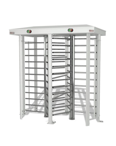 Турникет электромеханический сдвоенный полноростовой гибрид Oxgard Praktika Т-10-G Doublе Pass (ВЗР 2332-04) в Красногорске Турникеты Pintop.ru