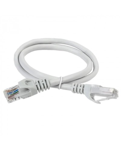 ITK Коммутационный шнур (патч-корд) кат.5Е UTP 1м серый (PC01-C5EU-1M) в Красногорске Патчкорды (медные) Pintop.ru