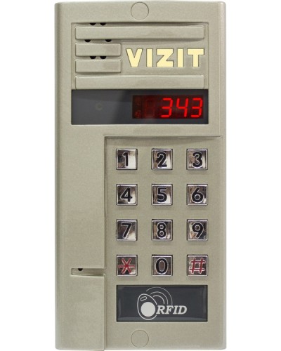 Блок вызова для совместной работы с БУД-302 VIZIT БВД-343F в Красногорске Блоки вызова многоабонентные Pintop.ru