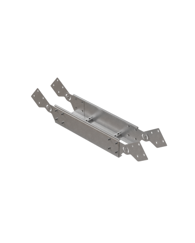 Вертикальный шарнирный угол 150х150х1,2 мм HD85 N КМ-профиль (LSHL150-150-1.2 HD85 N) в Красногорске Аксессуары для лотков Pintop.ru