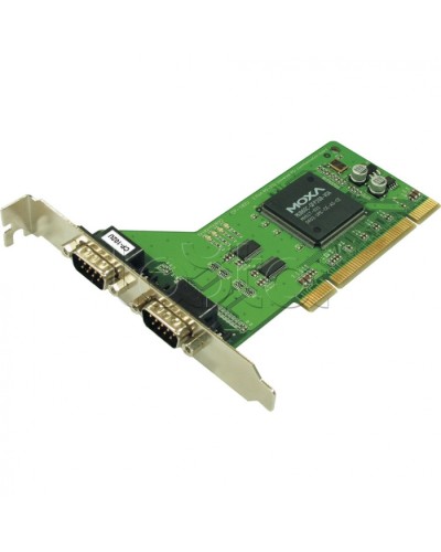 2-портовая плата RS-232 для шины Universal PCI Moxa CP-102U в Красногорске Сетевые карты Pintop.ru