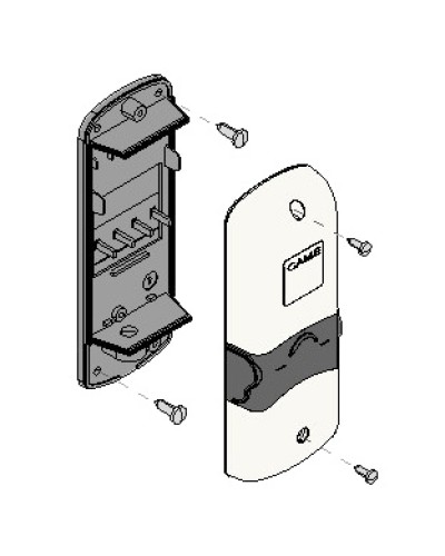 Корпус приемника DTA01 DTA02 DBS01 DBS02 Came 119RIR256 в Красногорске Запчасти для шлагбаумов и автоматики Pintop.ru