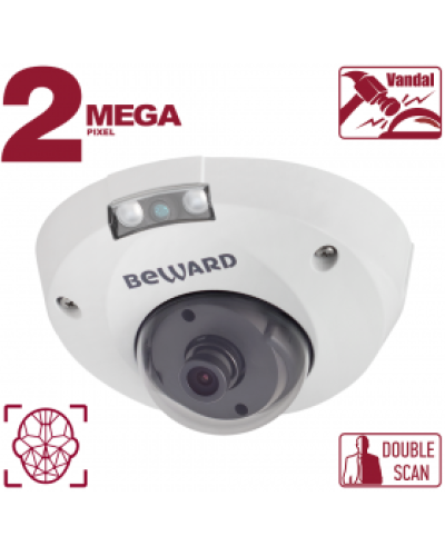 IP-камера видеонаблюдения антивандальная уличная купольная Beward B2530DMR в Красногорске IP-камеры Pintop.ru