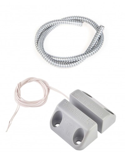 Извещатель охранный точечный магнитоконтактный накладной Комплектстройсервис ИО 102-20 Б2П (3) (металлический рукав) в Красногорске Извещатели охранные Pintop.ru