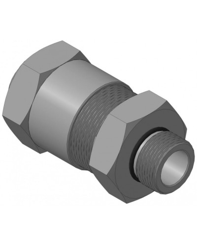 Кабельный ввод с резьбой G3/4 мм для прокладки кабеля в металлорукаве РЗ-ЦП-25, с уплотнением кабеля и проходным диаметром кабеля d=12-16 мм Спектрон КВМ-25/16-М-G3/4 в Красногорске Аксессуары для кабель-канала Pintop.ru