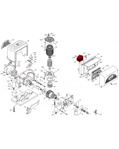 Конденсатор 9 мкФ с гибкими выводами Came 119RIR304 в Красногорске Запчасти для шлагбаумов и автоматики Pintop.ru