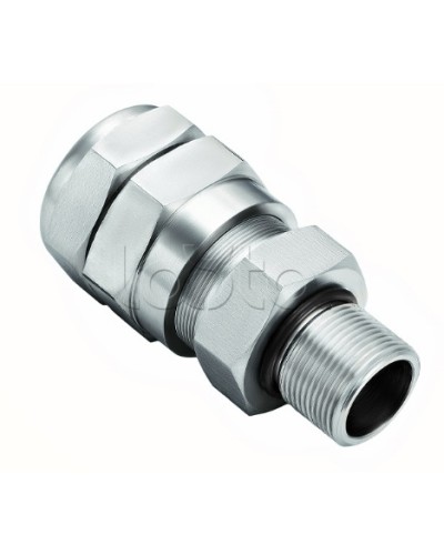 Кабельный ввод для бронированного кабеля с уплотнением внутренней оболочки кабеля резьбой G1/2, внешним диаметром кабеля D= 8-12мм и проходным диаметром кабеля d= 4-8 мм Спектрон КВБ-12/8-М-G1/2 в Красногорске Аксессуары для кабель-канала Pintop.ru