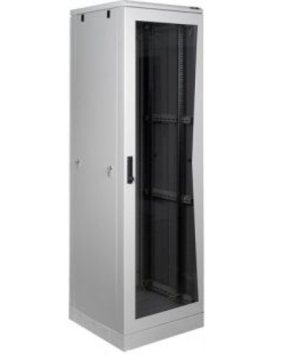 Комплект дверей передняя стеклянная задняя цельнометаллическая для шкафа серии TFL 33U TLK (TFL-4-3360-GM-GY) в Красногорске Аксессуары для стоек и шкафов Pintop.ru