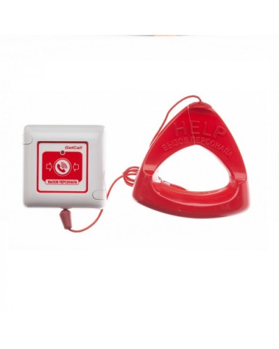 Кнопка со шнуром проводная аналоговая влагозащищенная Getcall GC-0423W1 в Красногорске Переговорные устройства Pintop.ru