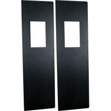 Панель-заглушка на место двери коридора 1200 мм для шкафов LANMASTER DCS 42U, 2 шт. LANMASTER LAN-DC-BPM-42Ux12