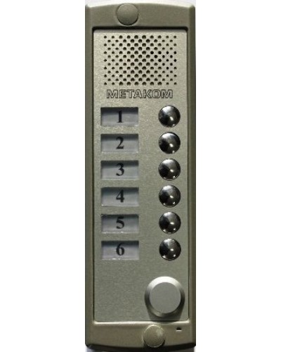 Блок вызова домофона Метаком MK6-K-RF в Красногорске Блоки вызова многоабонентные Pintop.ru