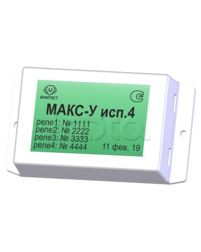 Модуль адресный управляющий Юнитест МАКС-У исп.4 в Красногорске Адресная система пожарной сигнализации Юнитест Pintop.ru