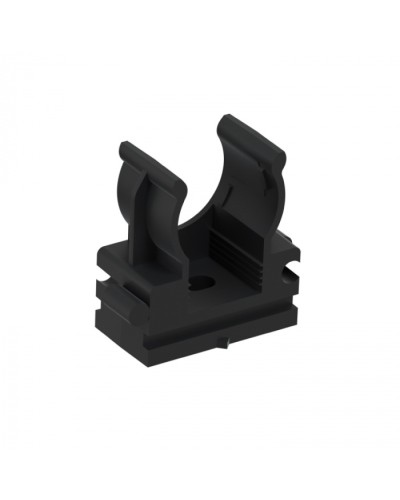 CFQ16 Держатель (клипса) для труб, для монтажного пистолета D16мм, цвет чёрный (10шт) Экопласт (41516-10BL) в Красногорске Держатели, клипсы, скобы Pintop.ru