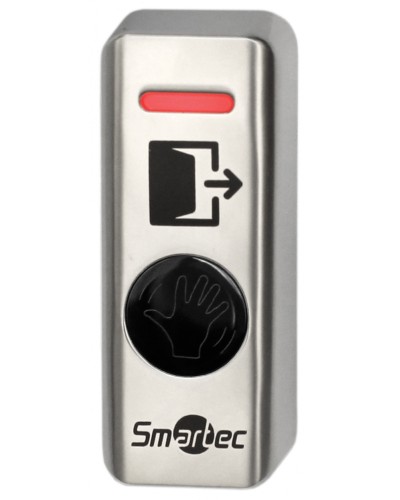 Кнопка ИК-бесконтактная металлическая накладная Smartec ST-EX341LW в Красногорске Кнопки выхода Pintop.ru