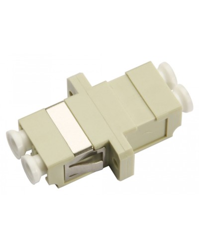 Соединитель проходной LC-LC duplex, MM(для многомодового кабеля) Cabeus DLC-DLC-MM в Красногорске Проходные адаптеры и розетки оптические Pintop.ru