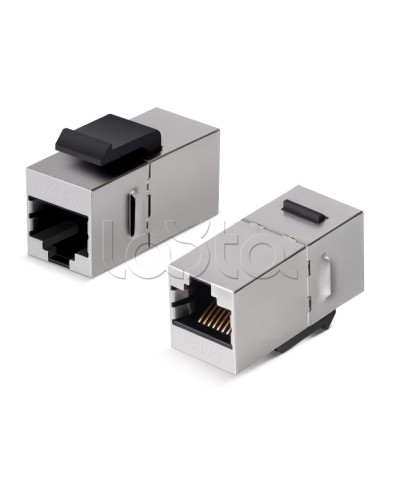Адаптер проходной Cabeus CA-KJ-8p8c-C5e-SH в Красногорске Проходные адаптеры RJ-45 и разветвители Pintop.ru