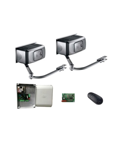 Комплект автоматики для двухстворчатых распашных ворот Came F1000 KIT на основе привода F1000 (блок управления ZF1N, радиоуправление) в Красногорске Автоматизация ворот Pintop.ru