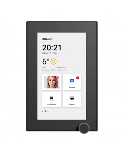 IP-видеодомофон BAS-IP AZ-07L BLACK в Красногорске Абонентские IP устройства Pintop.ru