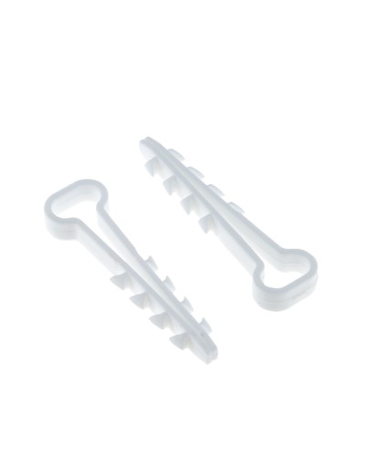 Дюбель-хомут (6х14 мм) для плоского кабеля белый (50 шт.) EKF PROxima (plc-cd-6x14w) в Красногорске Крепеж: Дюбели, шурупы, саморезы Pintop.ru